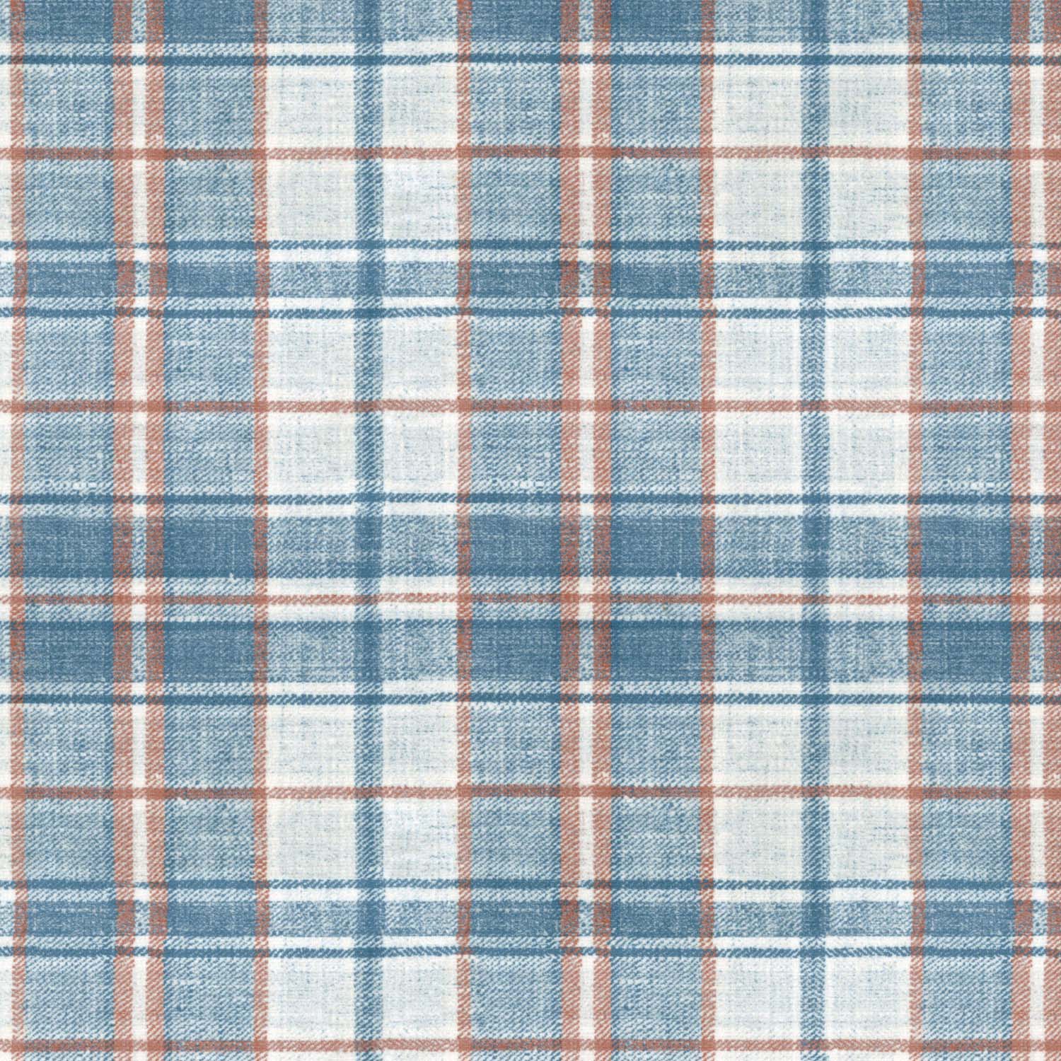 D BLUE VELVET CHECKED SOFA FABRIC