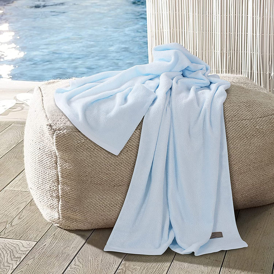 BAMBOO SKY BLUE BATH TOWEL