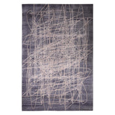 VISCOSE GREY LININGS HAND MADE CARPET