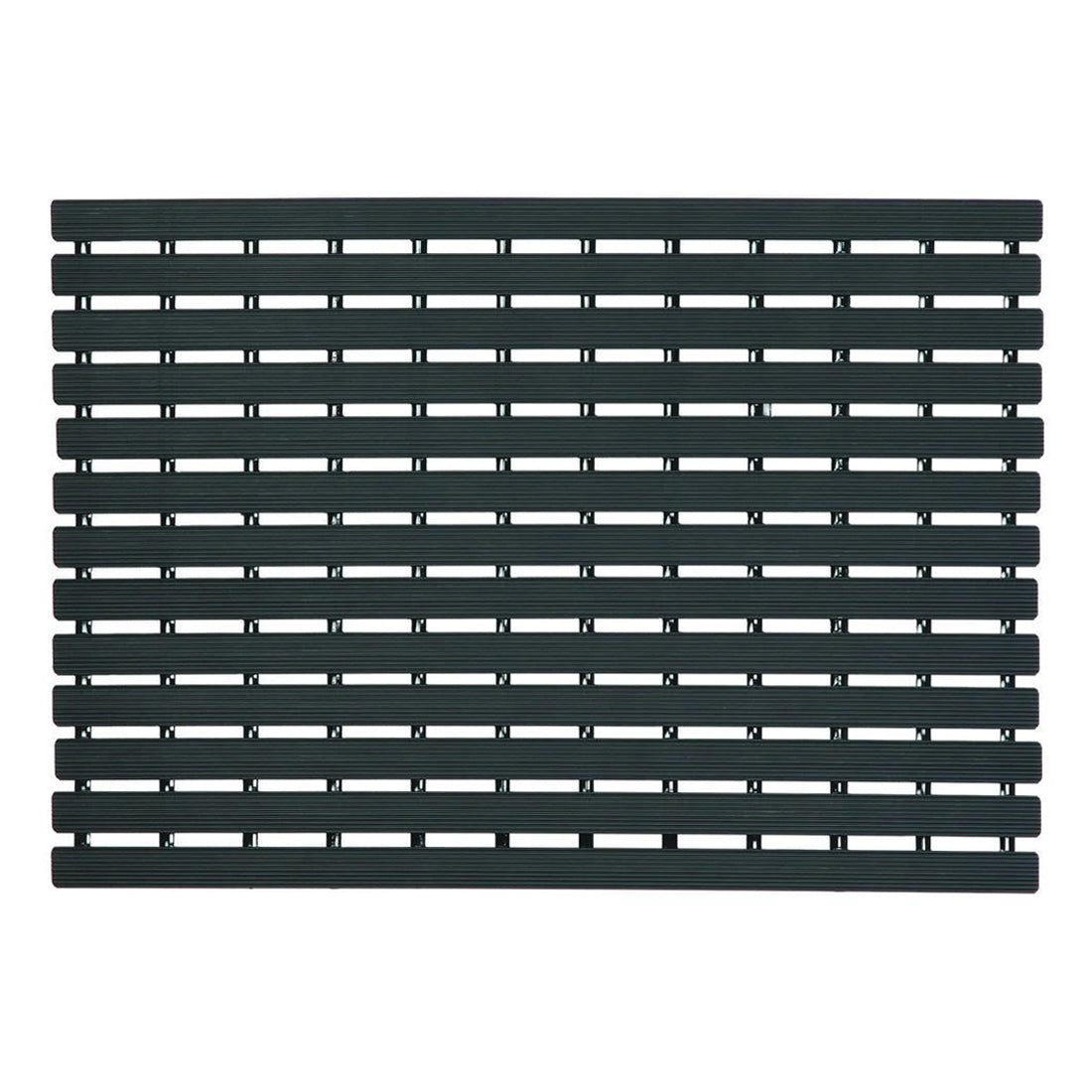 BLACK PVC ANTI SKID SHOWER MAT