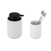 BELLUNO WHITE 2PCS BATHROOM SET