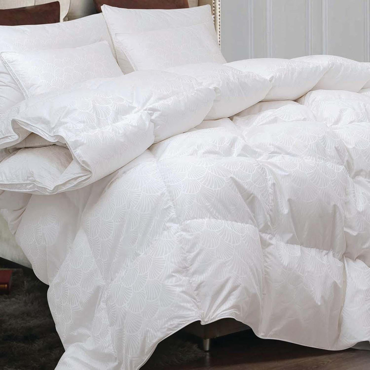 99% WHITE GOOSE DOWN DUVET KING SIZE