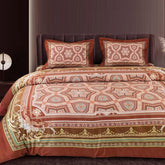 GLOBAL LIVING SG ORANGE MODERN DOUBLE BEDSHEET