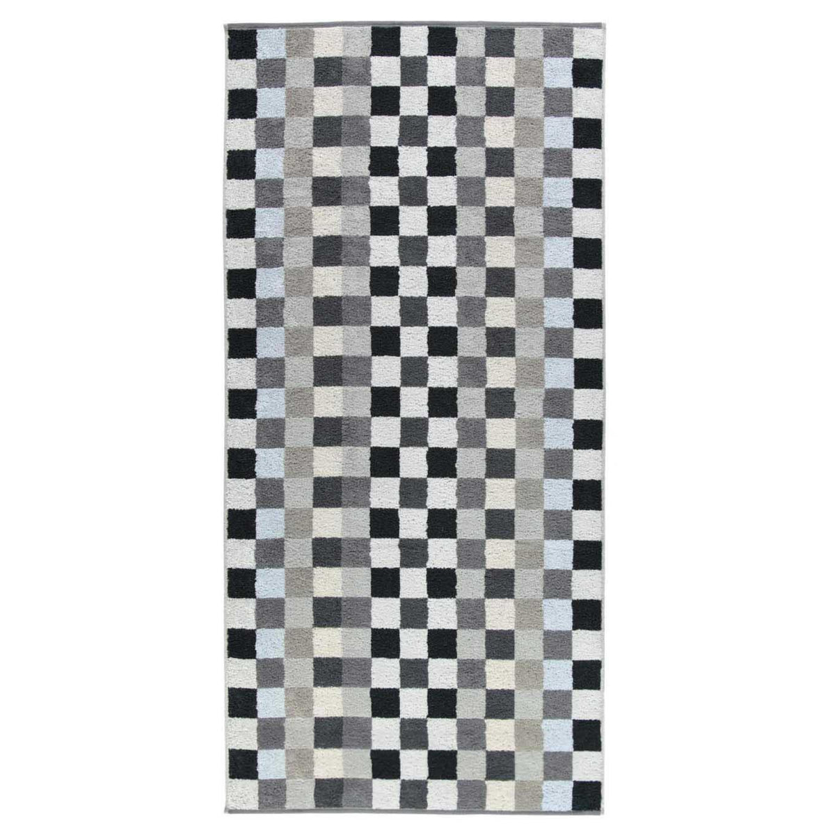 BLACK CHECK HAND TOWEL