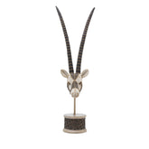 DECO OBJECT ANTELOPE HEAD PEARLS