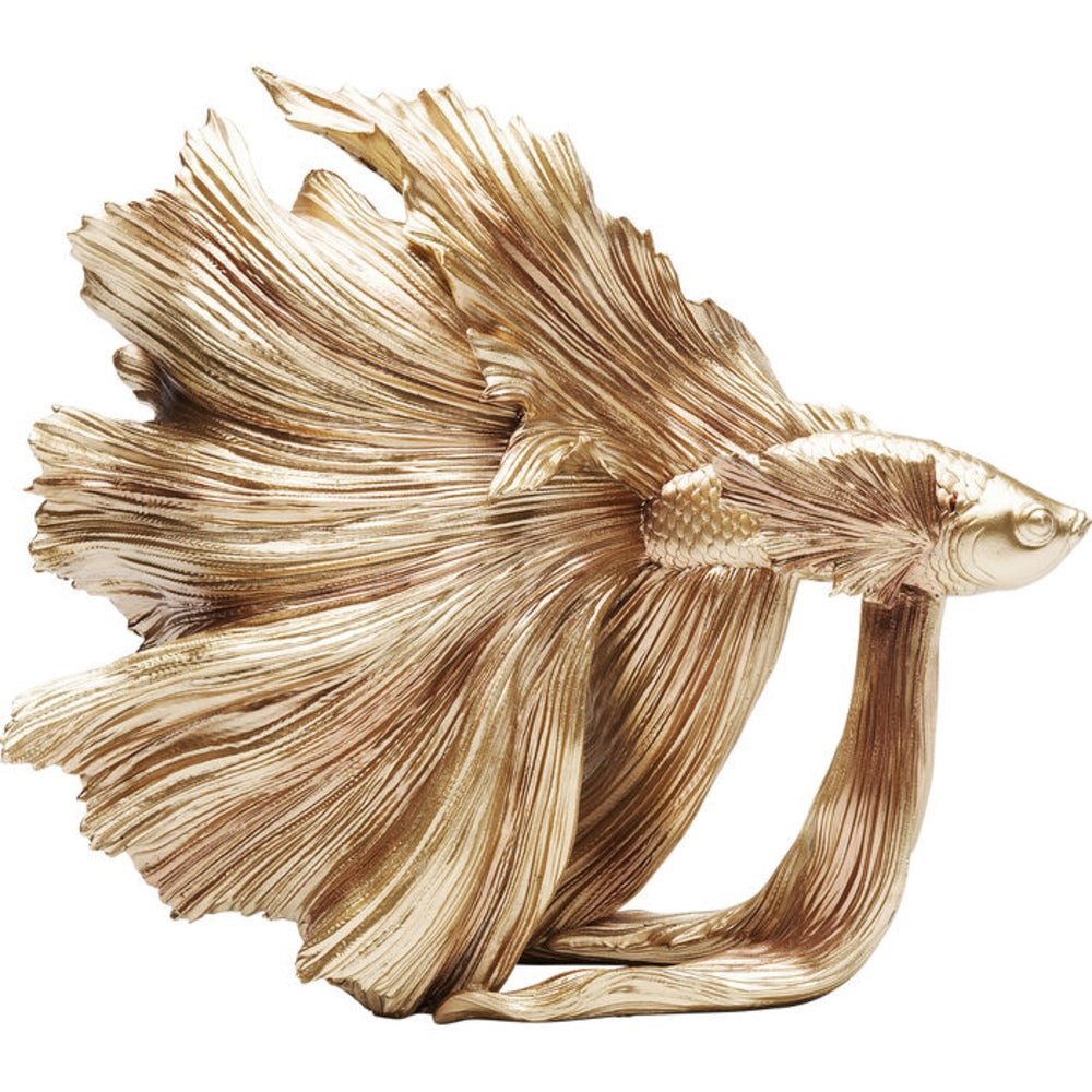 BETTA FISH GOLD SMALL HOME DECOR