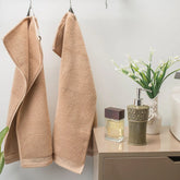 RESORT BEIGE LUXURY 2PC SET HAND TOWEL