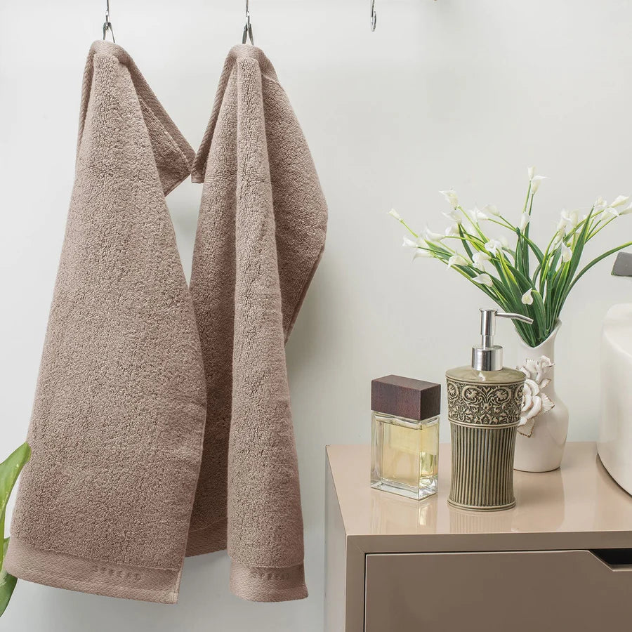 RESORT COBBLE STONE LUXURY 2PC SET HAND TOWEL