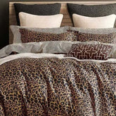 FOUR SEASONS BROWN MODERN DOUBLE BEDSHEET