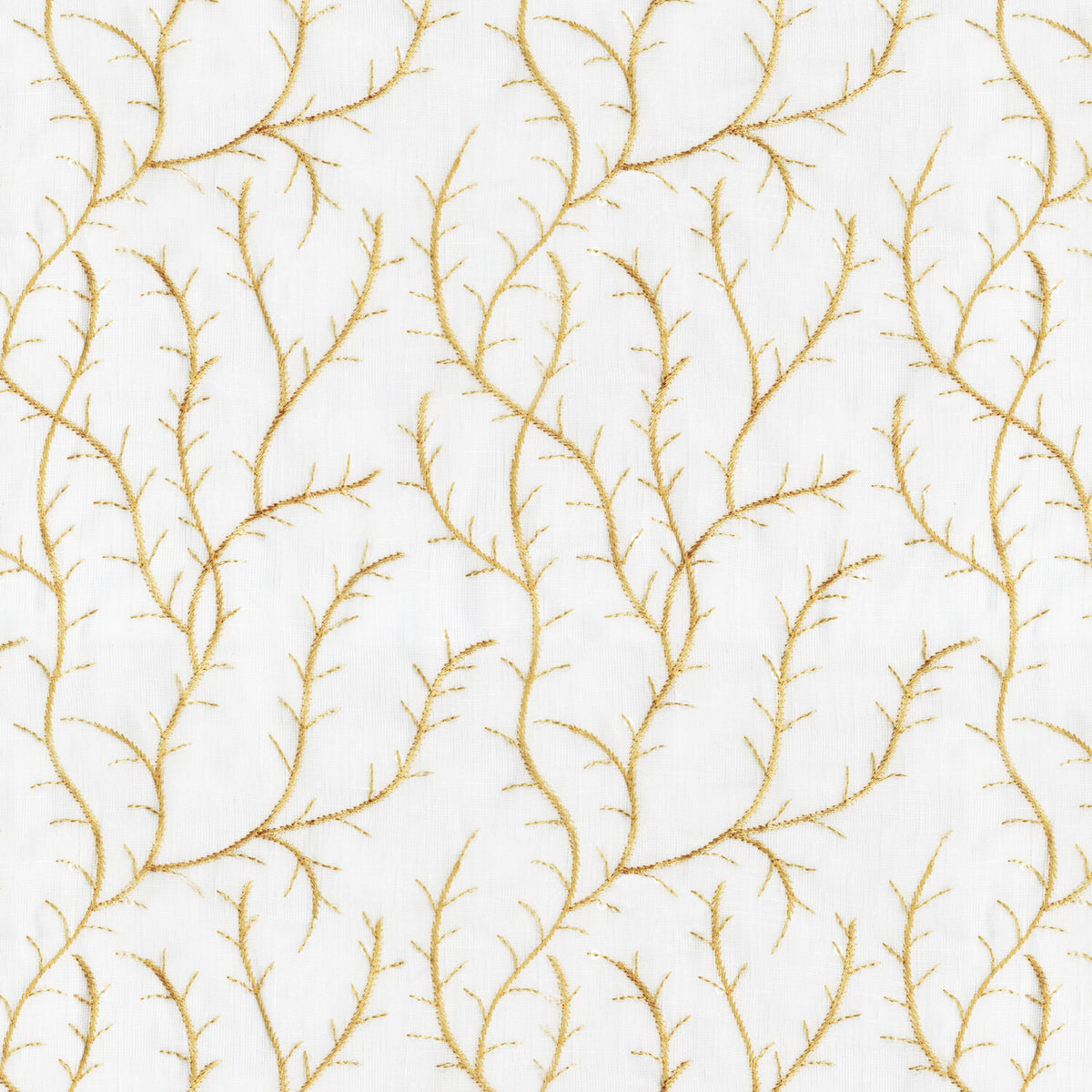 MANGROVE CREAM GOLD SHEER FABRIC