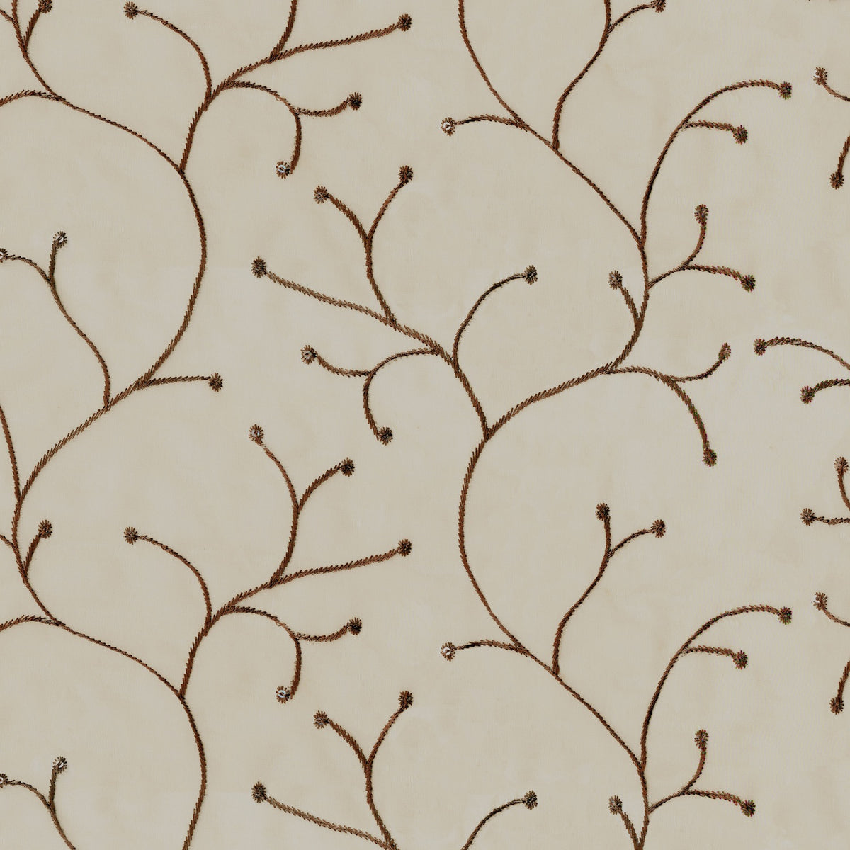 KANTAK COFFEE SHEER FABRIC