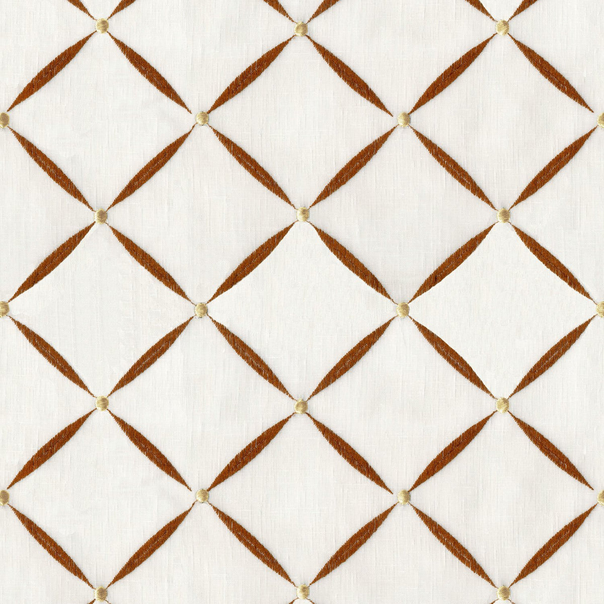 PORTRAIT RUST SHEER FABRIC