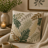 GREEN MULTILEAF CUSHION COVER