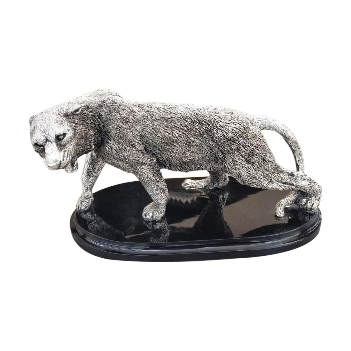 BRUNEL GRAY STANDING PANTHER  HOME DECOR