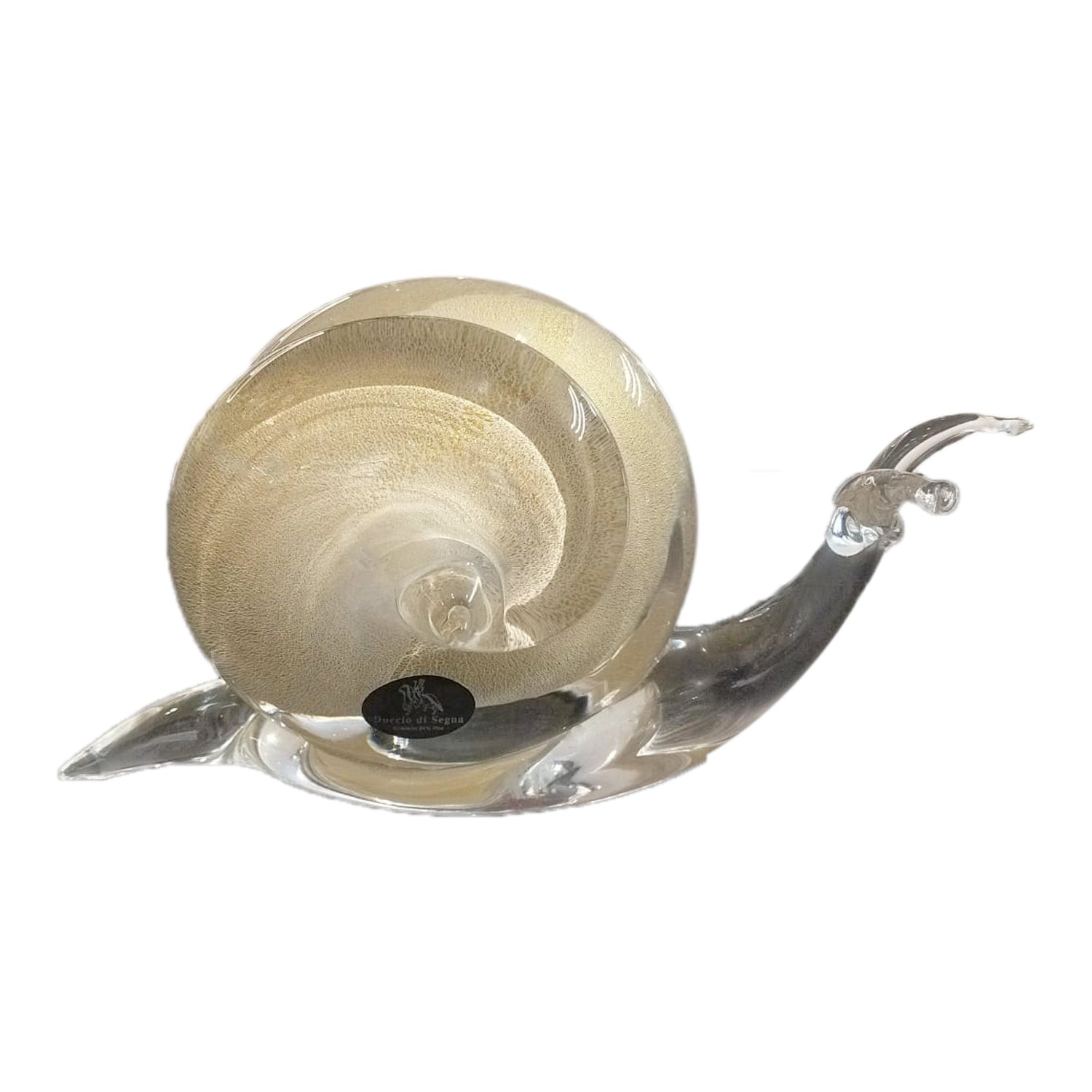 SNAIL SMALL WHITE AND GOLD HOME DECOR