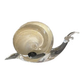 SNAIL SMALL WHITE AND GOLD HOME DECOR
