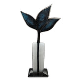 STANDING BLUE MEADOW FLOWER 50CM HOME DECOR