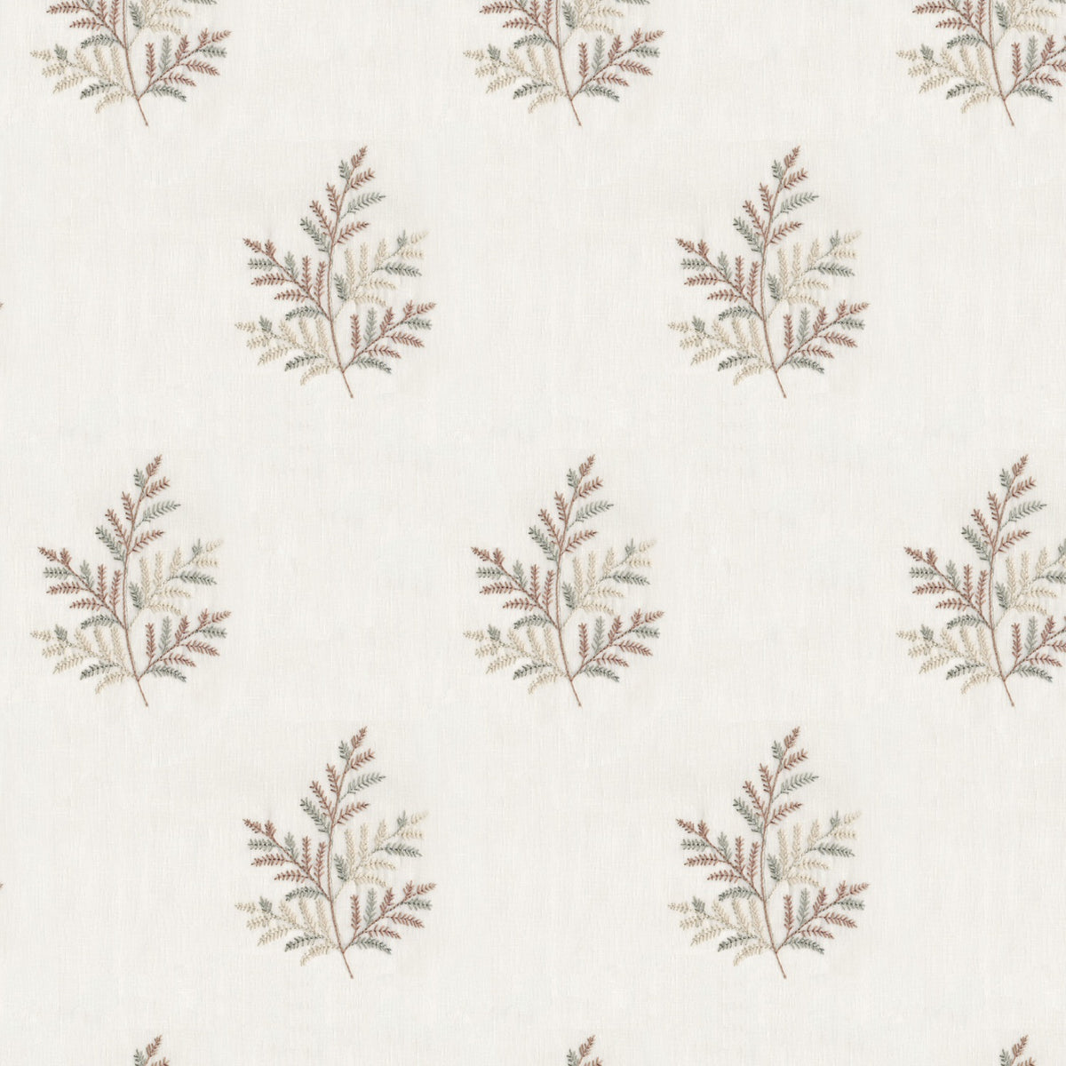 LUCAS SILKY LEAFS SHEER FABRIC