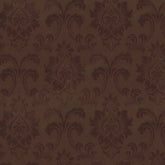 POLY JAQUARD DAMASK DARKBROWN CURTAIN FABRIC