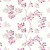 ARRENT SNOW PINK LEAFS SHEER FABRIC
