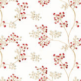 ARRENT SNOW RED LEAFS SHEER FABRIC