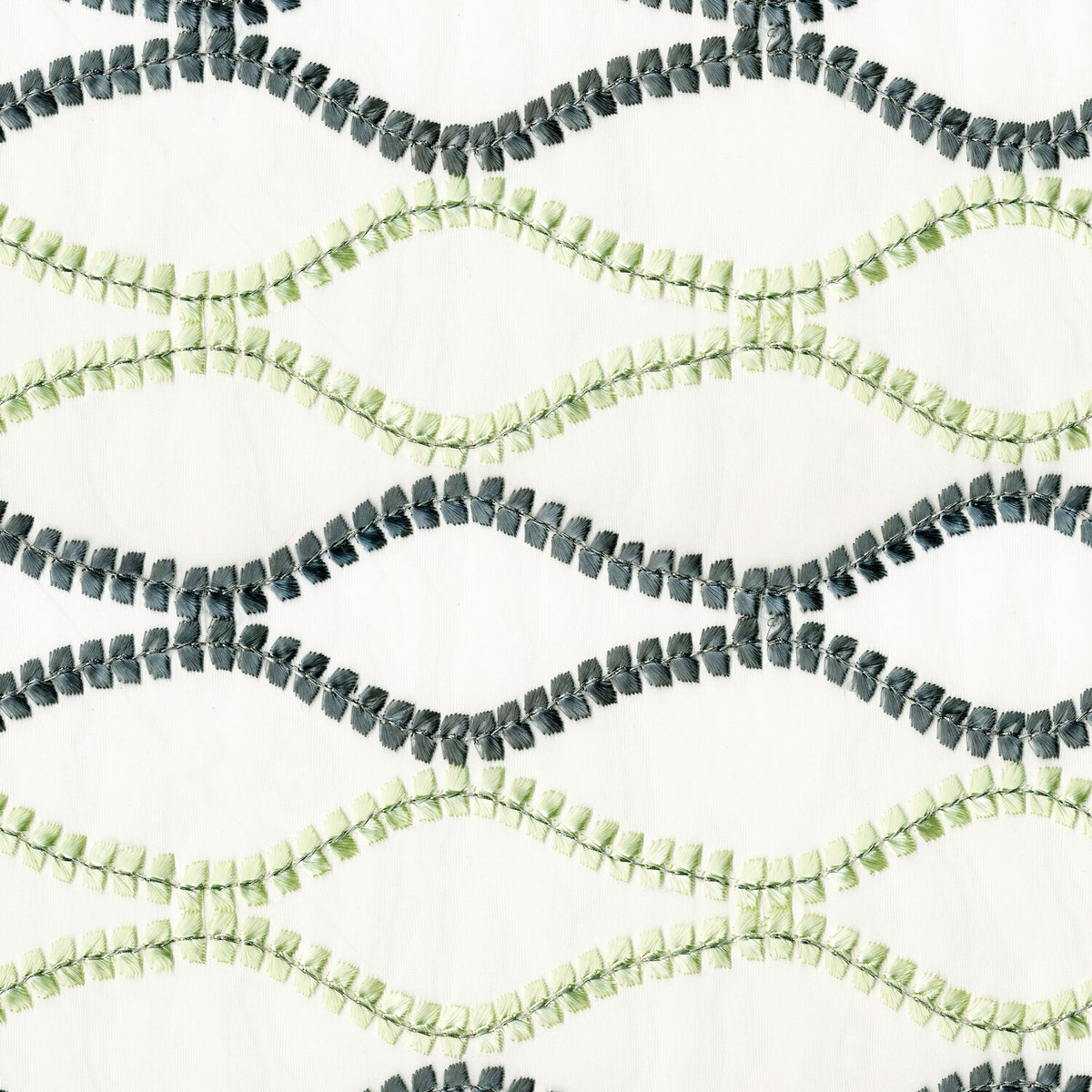 KWID GREEN MODERN SHEER FABRIC