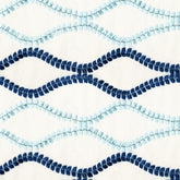 KWID BLUE MODERN SHEER FABRIC