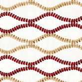 KWID RED MODERN SHEER FABRIC