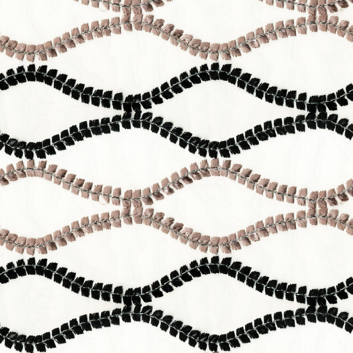 KWID BLACK MODERN SHEER FABRIC
