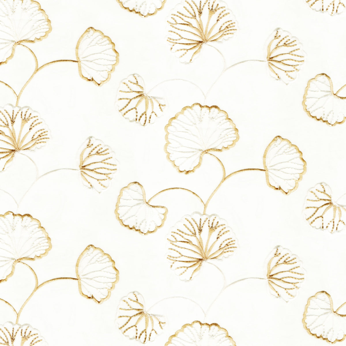 IMAMI BEIGE FLORAL SHEER FABRIC