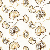 IMAMI LIGHT BROWN FLORAL SHEER FABRIC
