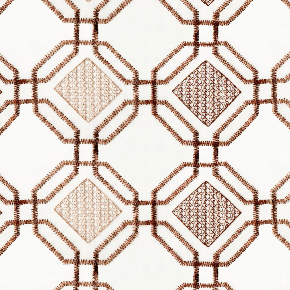 IMAMI BROWN MODERN SHEER FABRIC