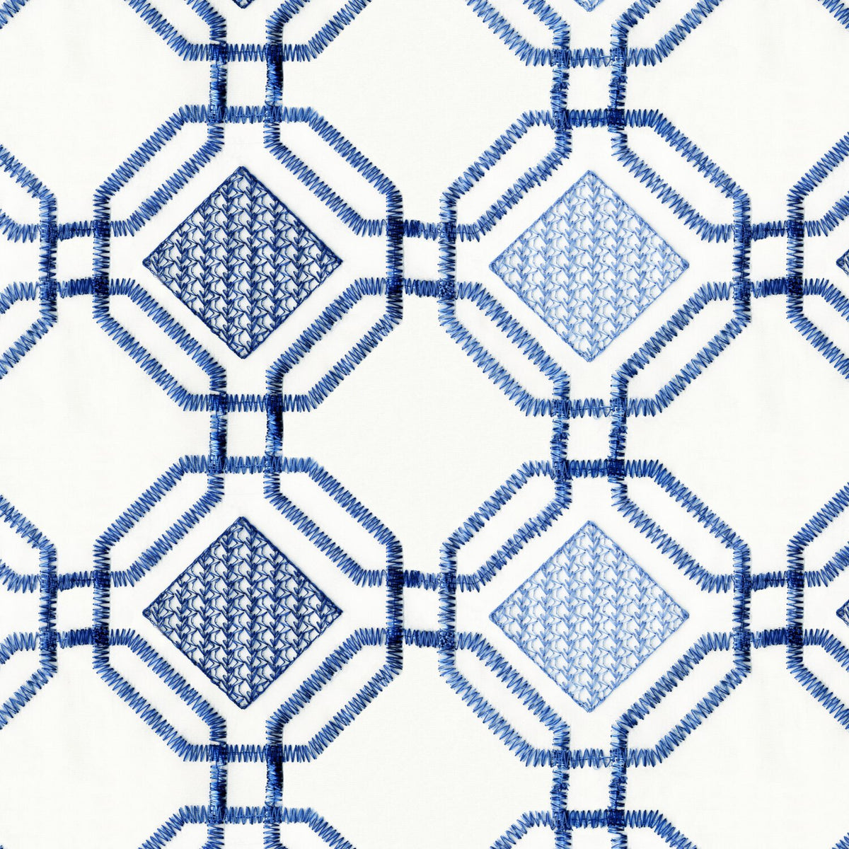 IMAMI BLUE MODERN SHEER FABRIC