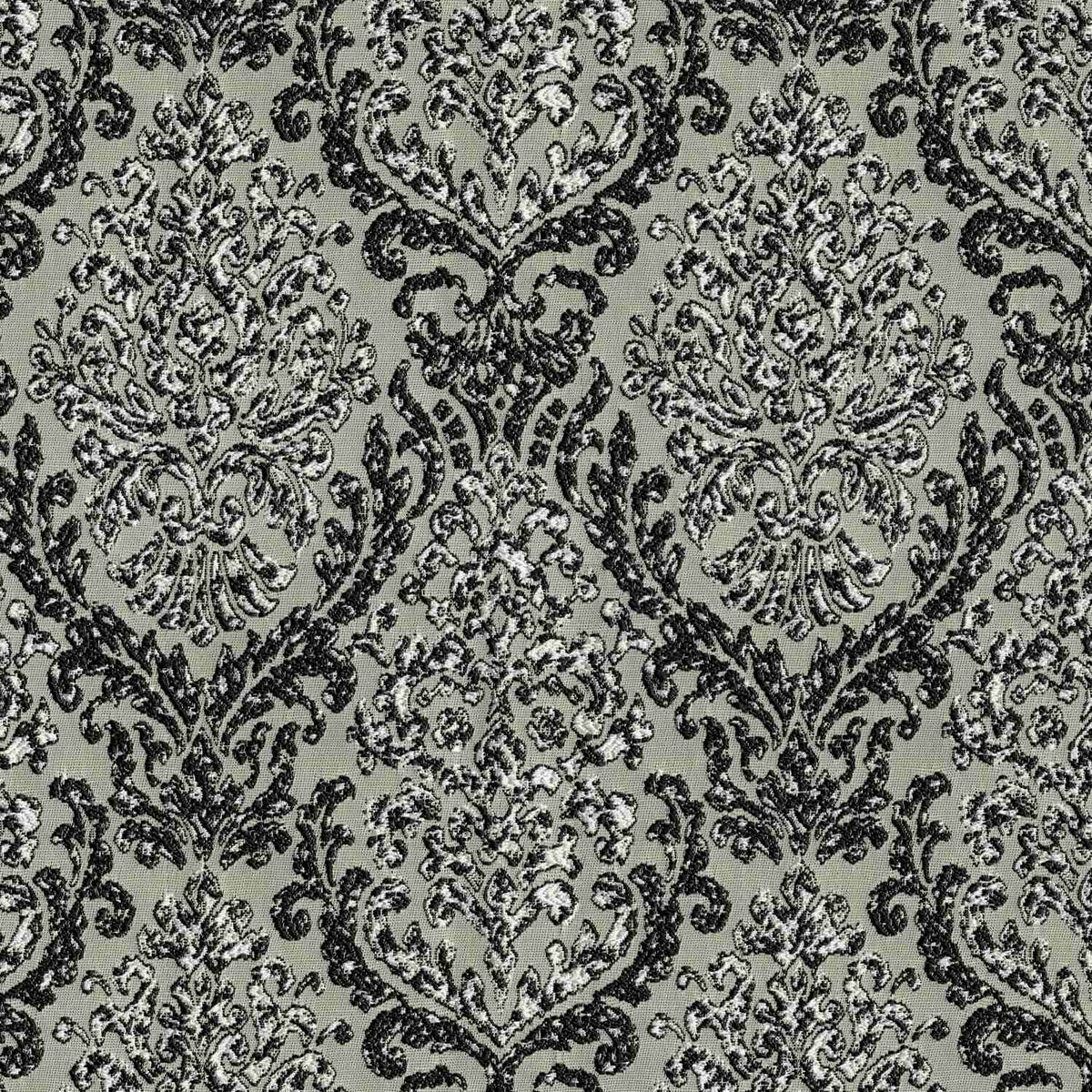MOTIF BLACK MODERN CURTAIN FABRIC