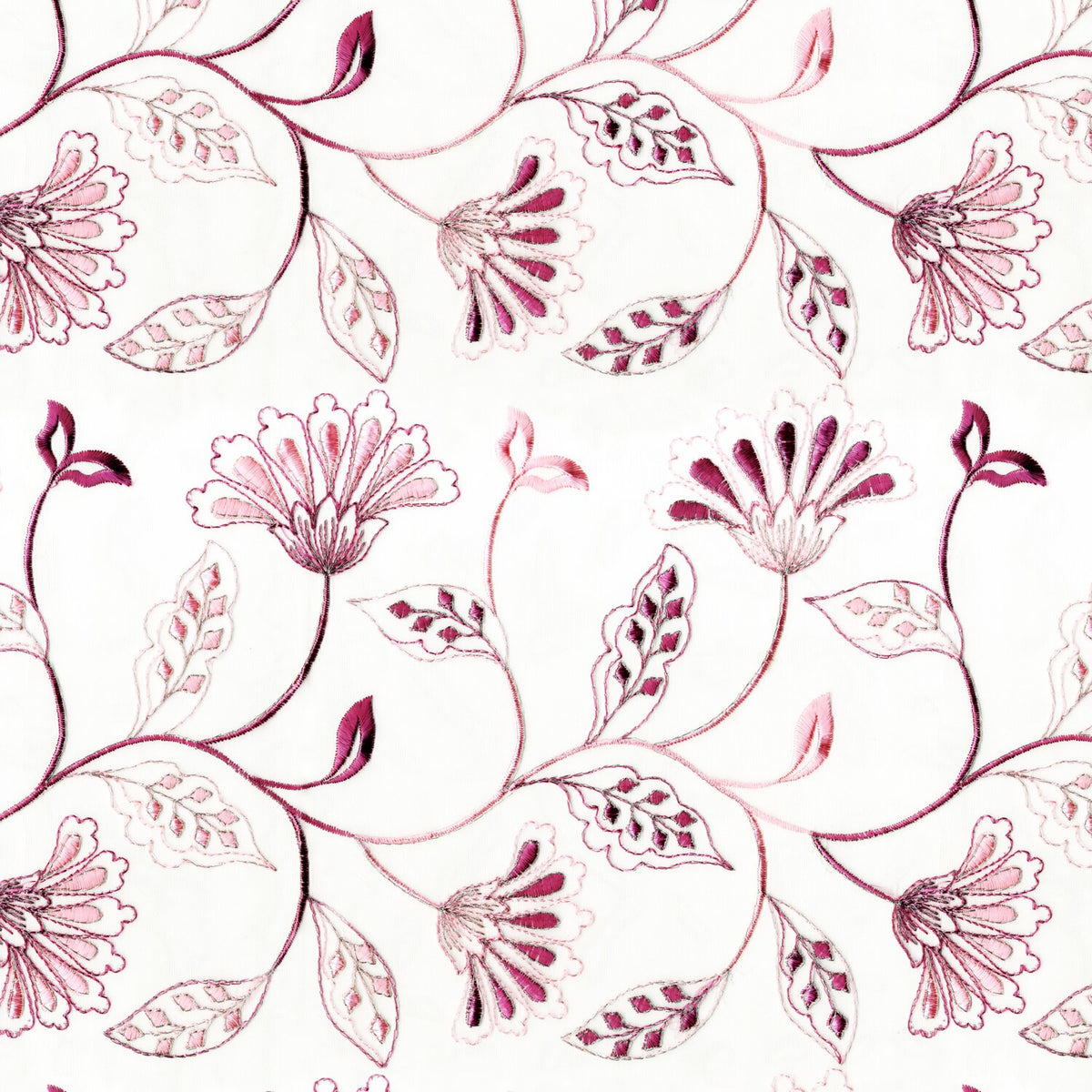 KWID VOILET FLORAL SHEER FABRIC