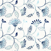 KWID BLUE FLORAL SHEER FABRIC