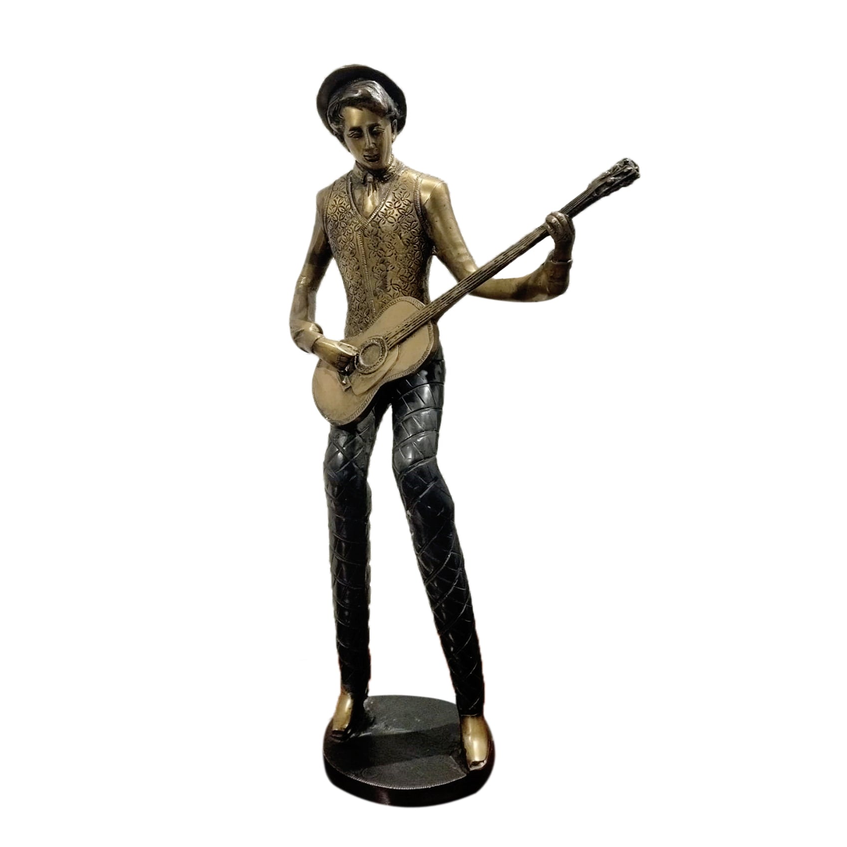 STANDING MAN MUSICIAN GUITAR HOME DECOR