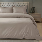 SUPIMA COTTON 900 TC SAND PLAIN DOUBLE BEDSHEET