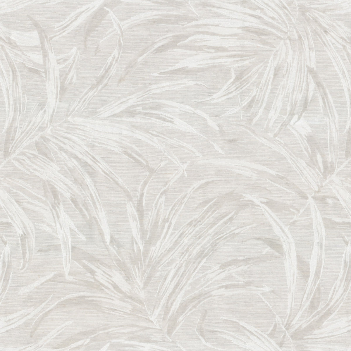 JOB CREAM LEAFS CURTAIN FABRIC