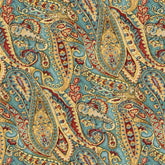 NAMASTE SMALL TURQUESA PAISLEY SOFA FABRIC