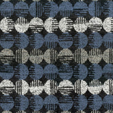 FSTV BLUE CIRCLED  SOFA FABRIC