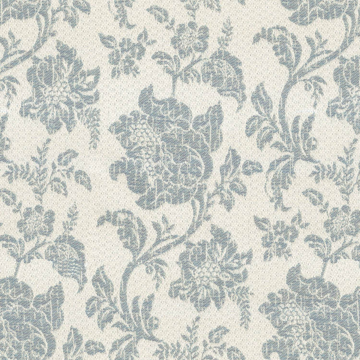 FSTV BLUE FLORAL SOFA FABRIC