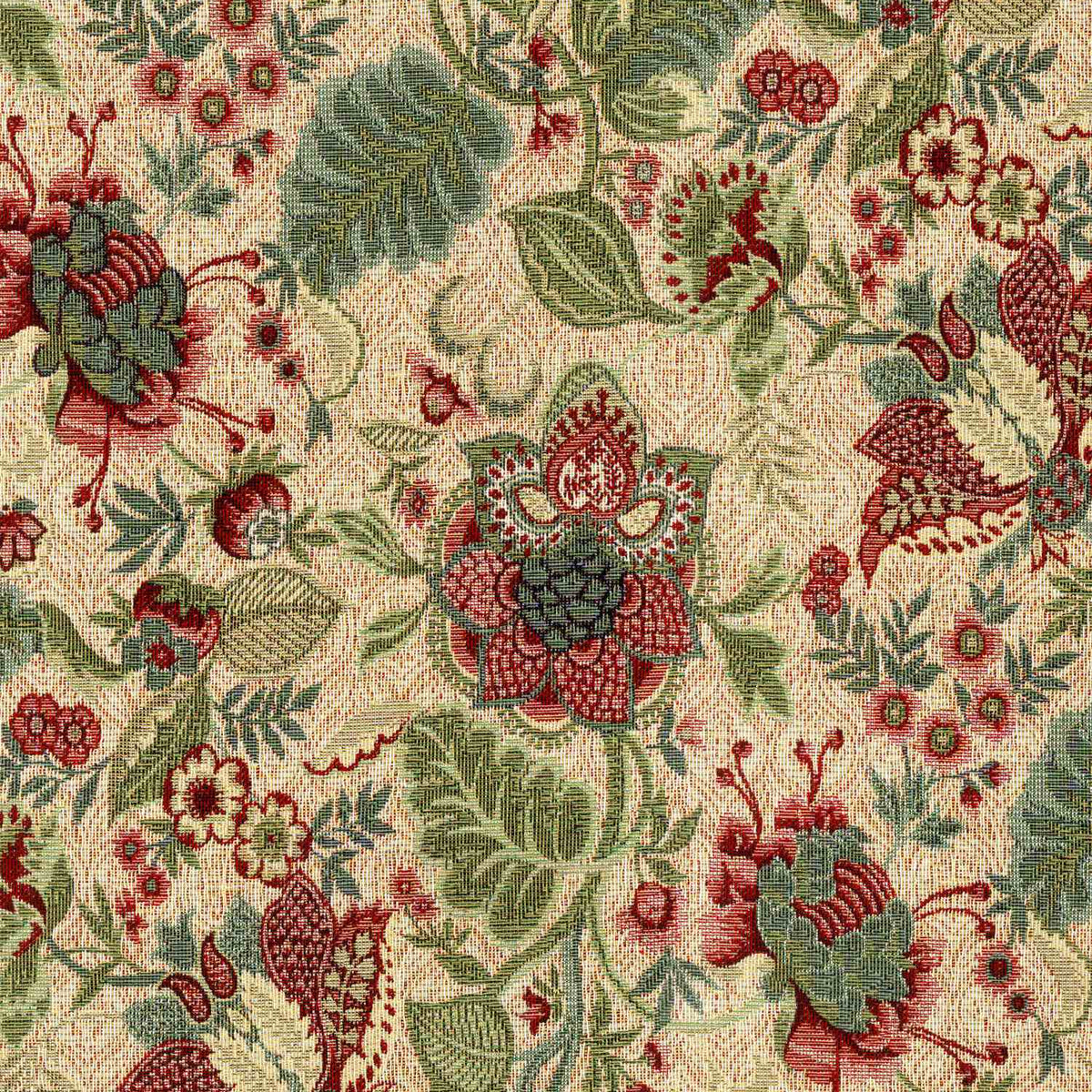 VALLE NELUMBO BEIGE FLORAL SOFA FABRIC