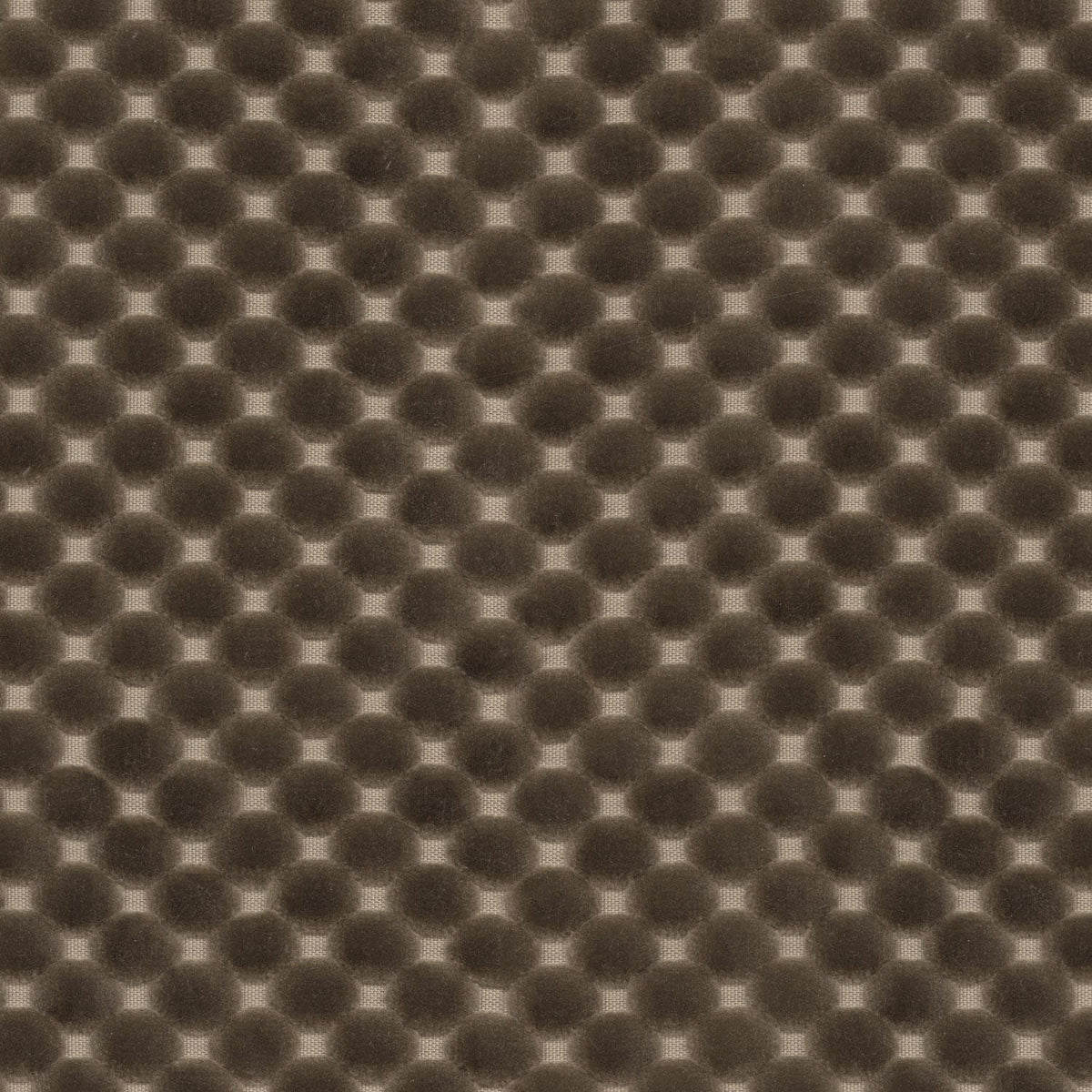 NOOFA BROWN DOTTED VELVET SOFA FABRIC