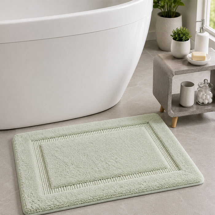 JS RING SPUN VERDE BATHMAT