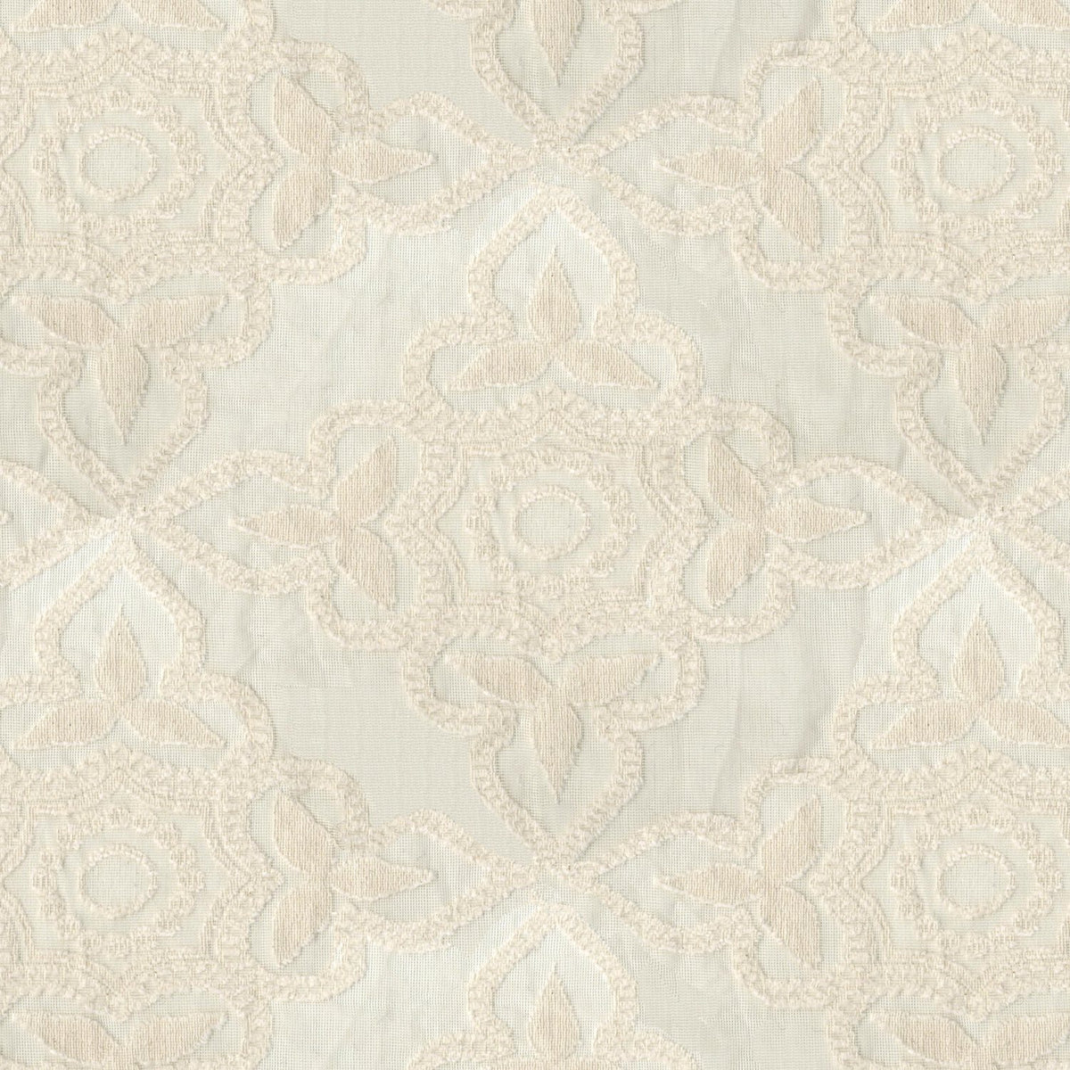 D FAWN FLORAL SHEER FABRIC