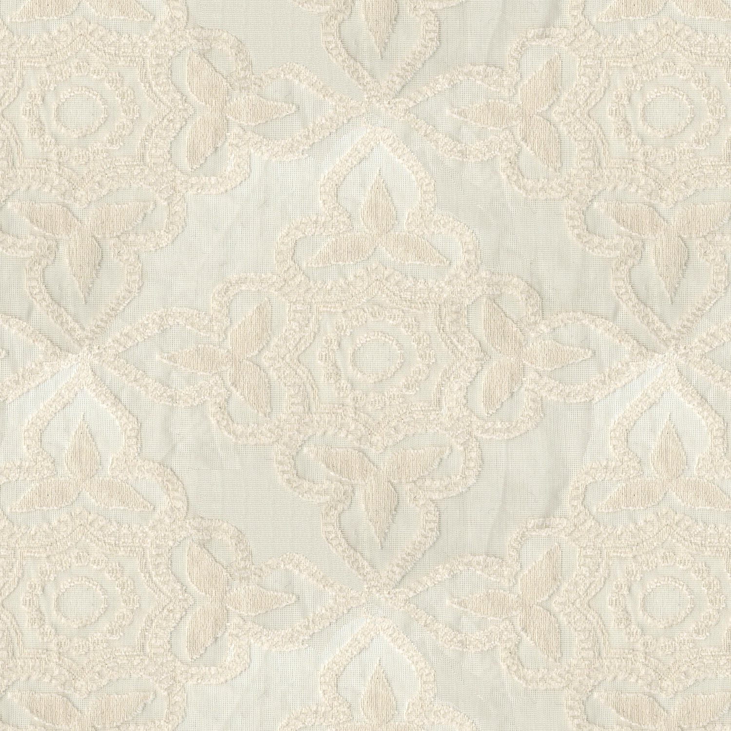 D FAWN FLORAL SHEER FABRIC