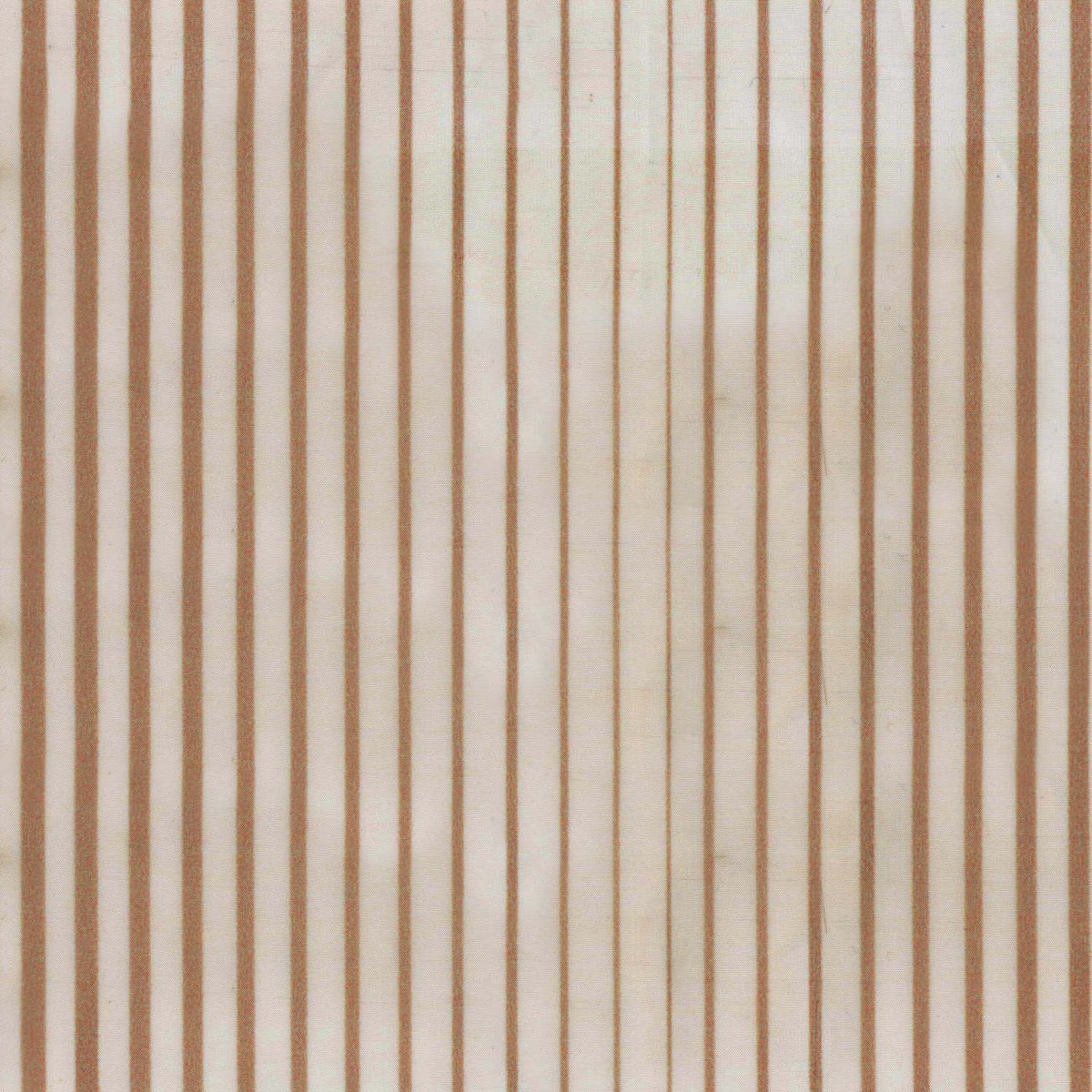 YURY RUST PLAIN STRIPED SHEER FABRIC