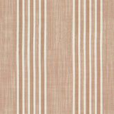 RILEY RED STRIPED CURTAIN FABRIC