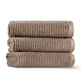LAPPARTMENT SLIM RIB COBBLE STONE BATH TOWEL